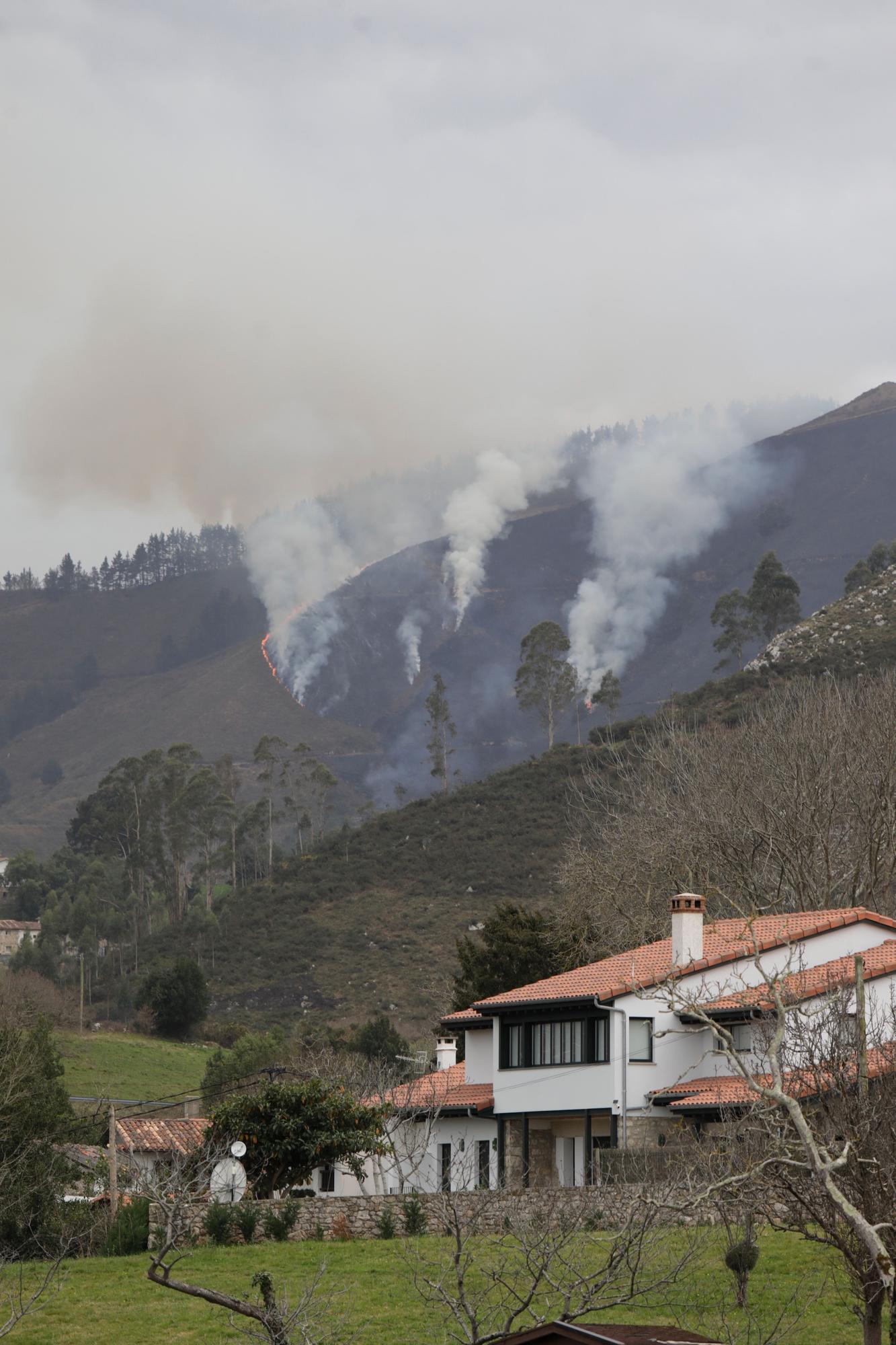 En imágenes: El fuego asedia Asturias, con 51 incendios activos