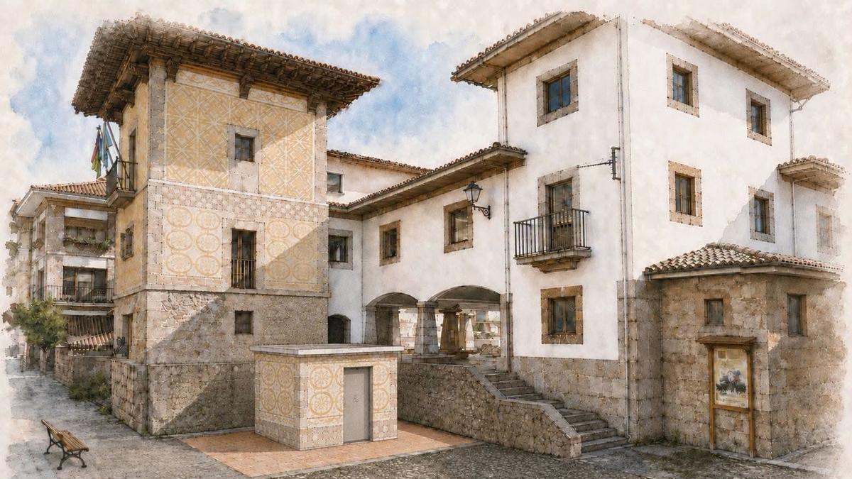 Palaciu Pintu, en Cangas de Onís.