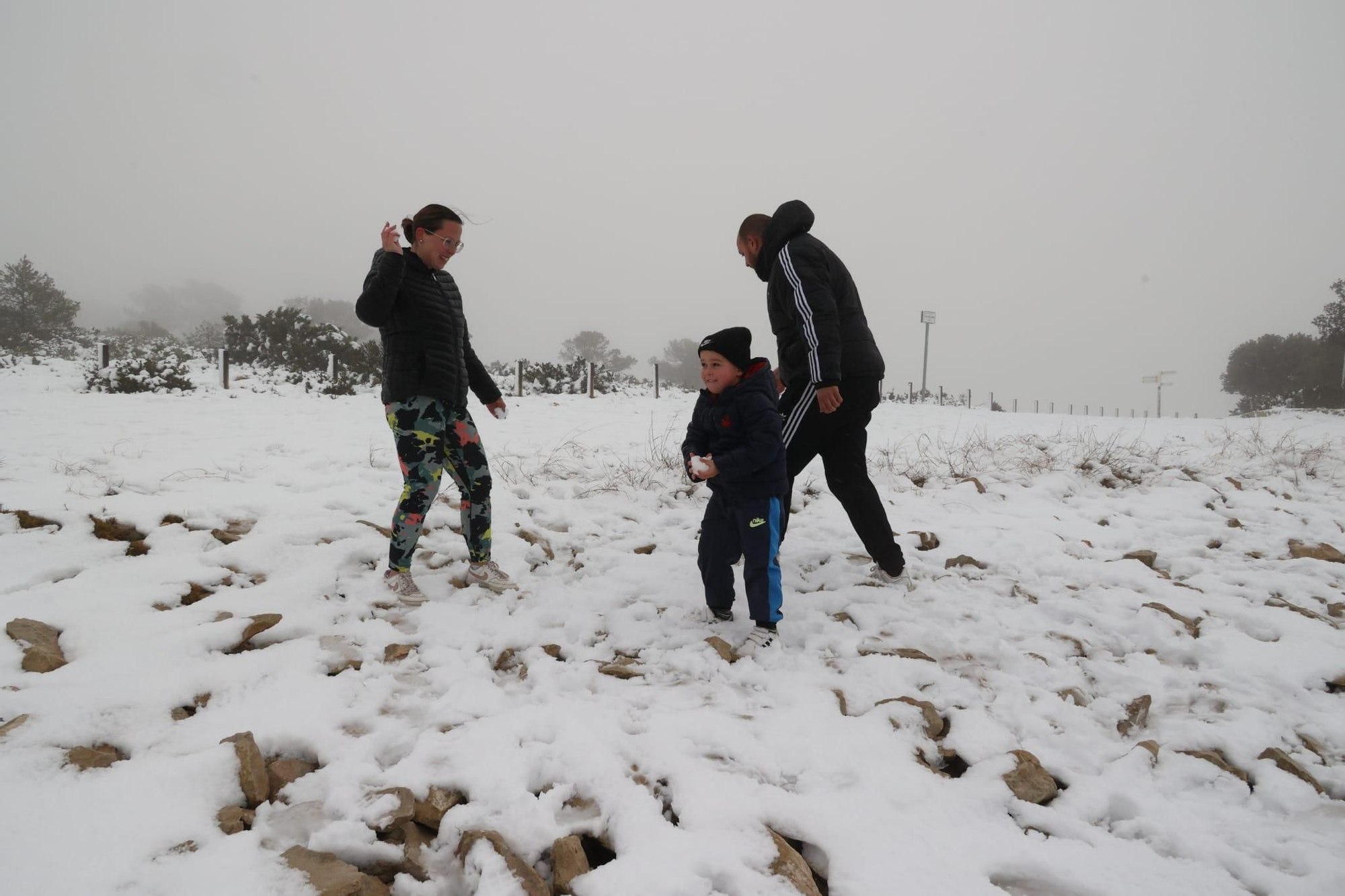 Nieve en Alicante: las estampas más esperadas en invierno