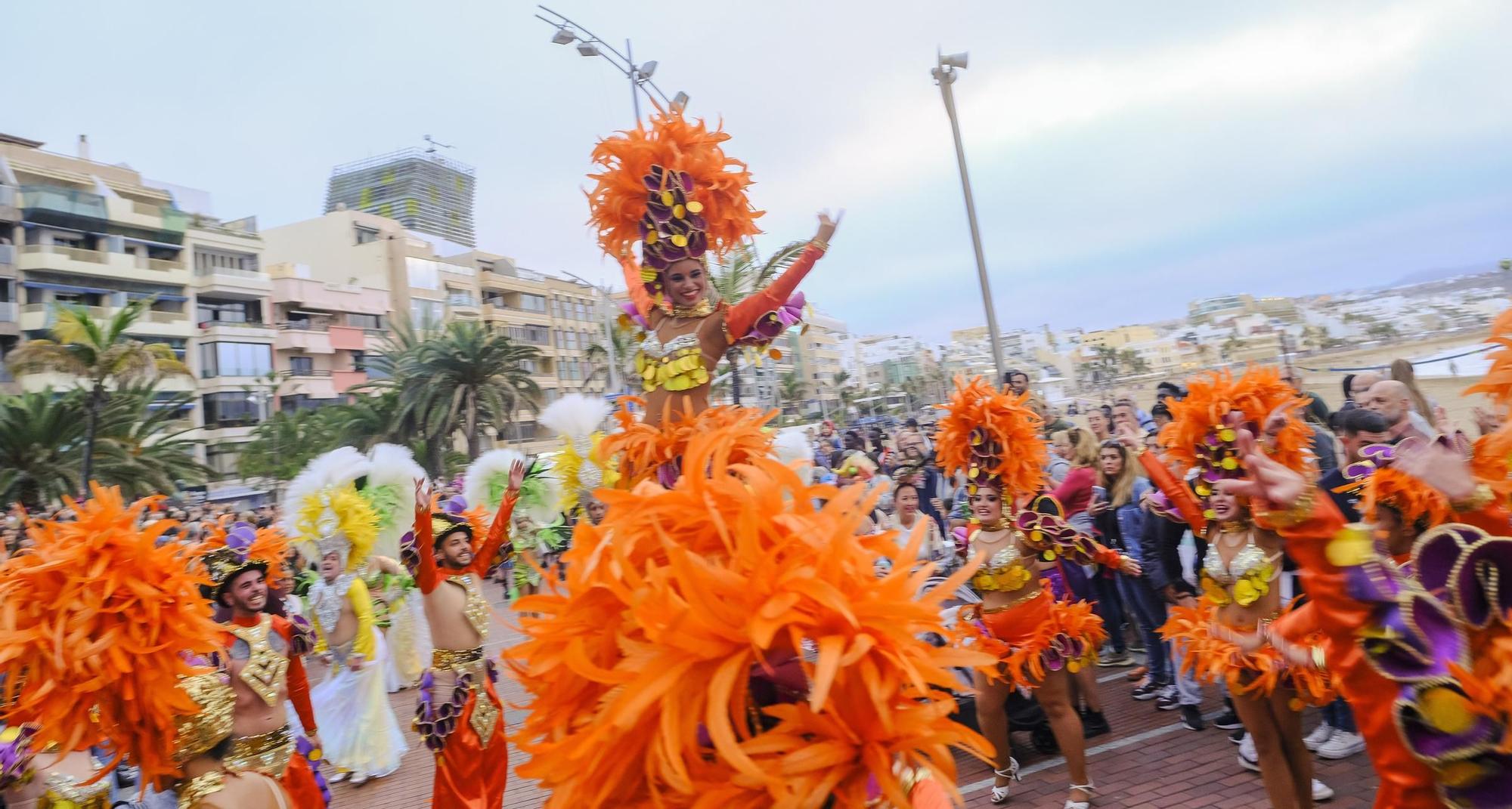 Encuentro de comparsas y batucadas del Carnaval de Las Palmas de Gran Canaria 2024