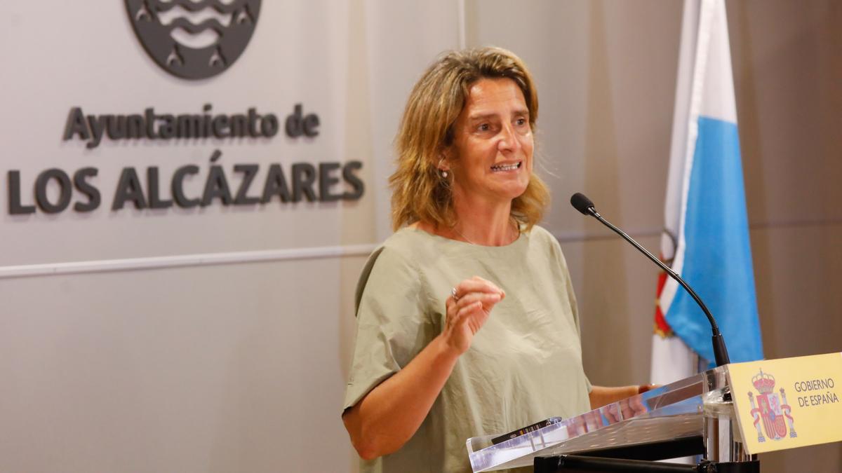 25-08-21 La Ministra  Teresa Ribera A l'Ajuntament De Los Alcázares