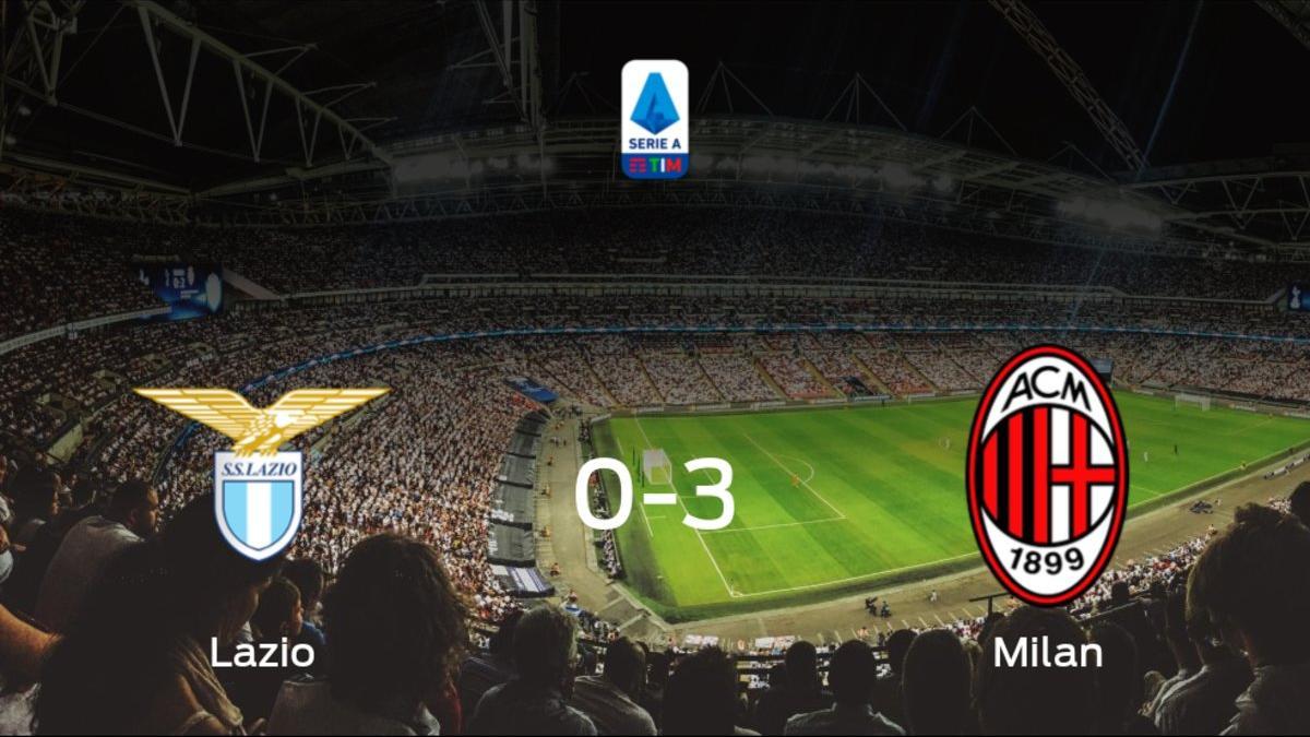 El AC Milan se lleva los tres puntos a casa tras golear al Lazio (0-3)