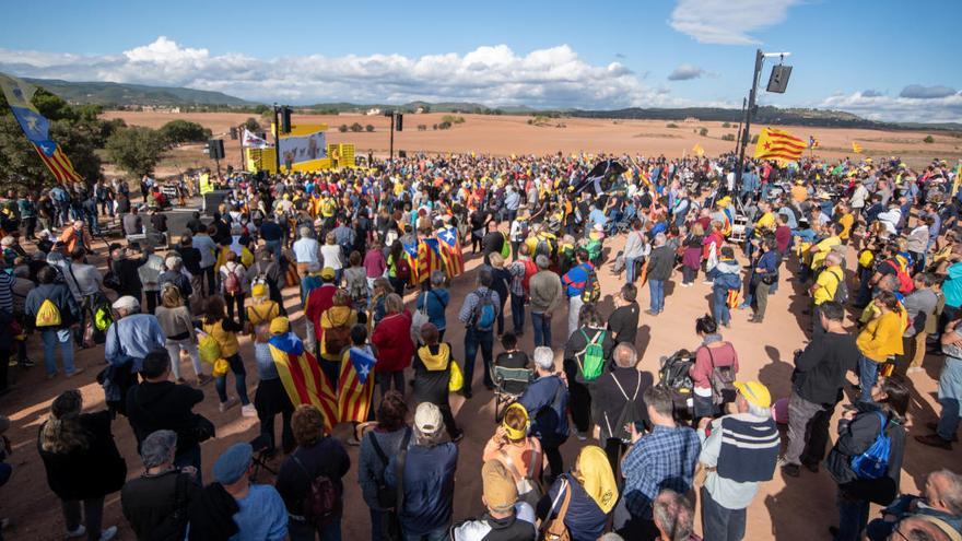 Imatge d&#039;un míting d&#039;ERC a Lledoners, en una imatge d&#039;arxiu