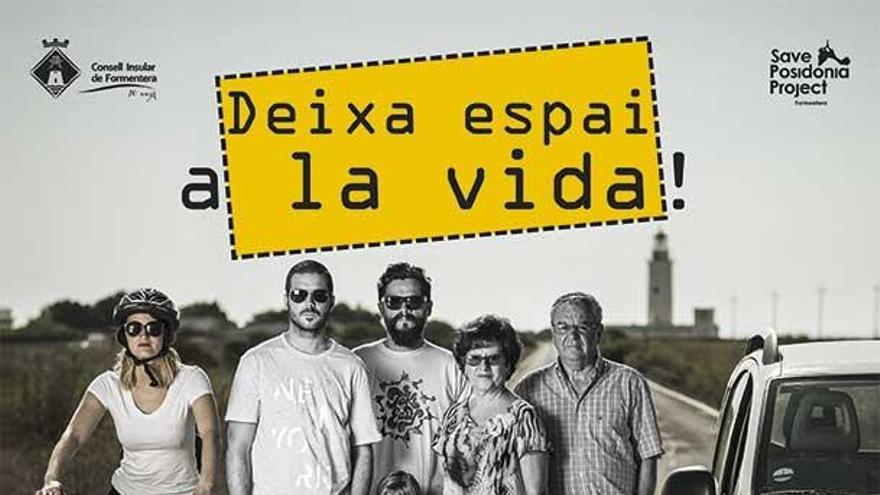 Formentera impulsa una campaña de respeto hacia los ciclistas