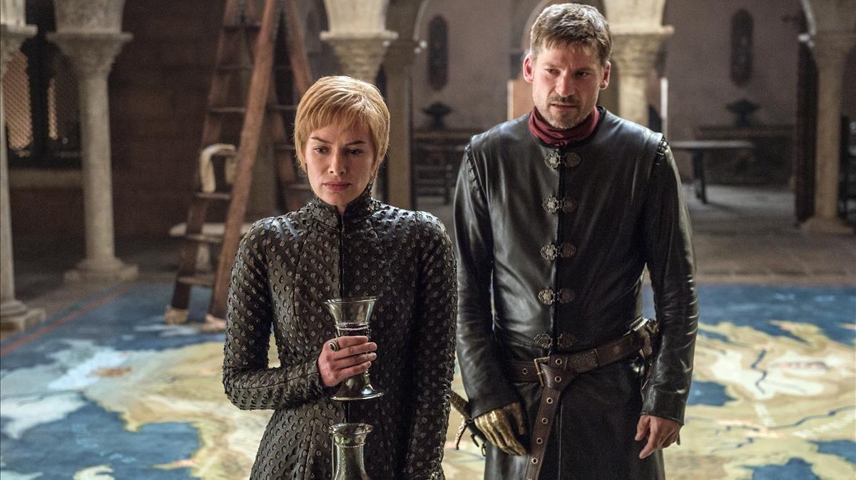 Lena Headey y Nikolaj Coster-Waldau, en una imagen de 'Juego de tronos'.