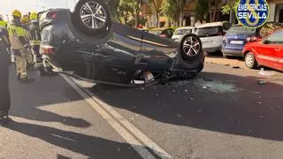 Aparatoso accidente en La Macarena con un conductor ebrio implicado