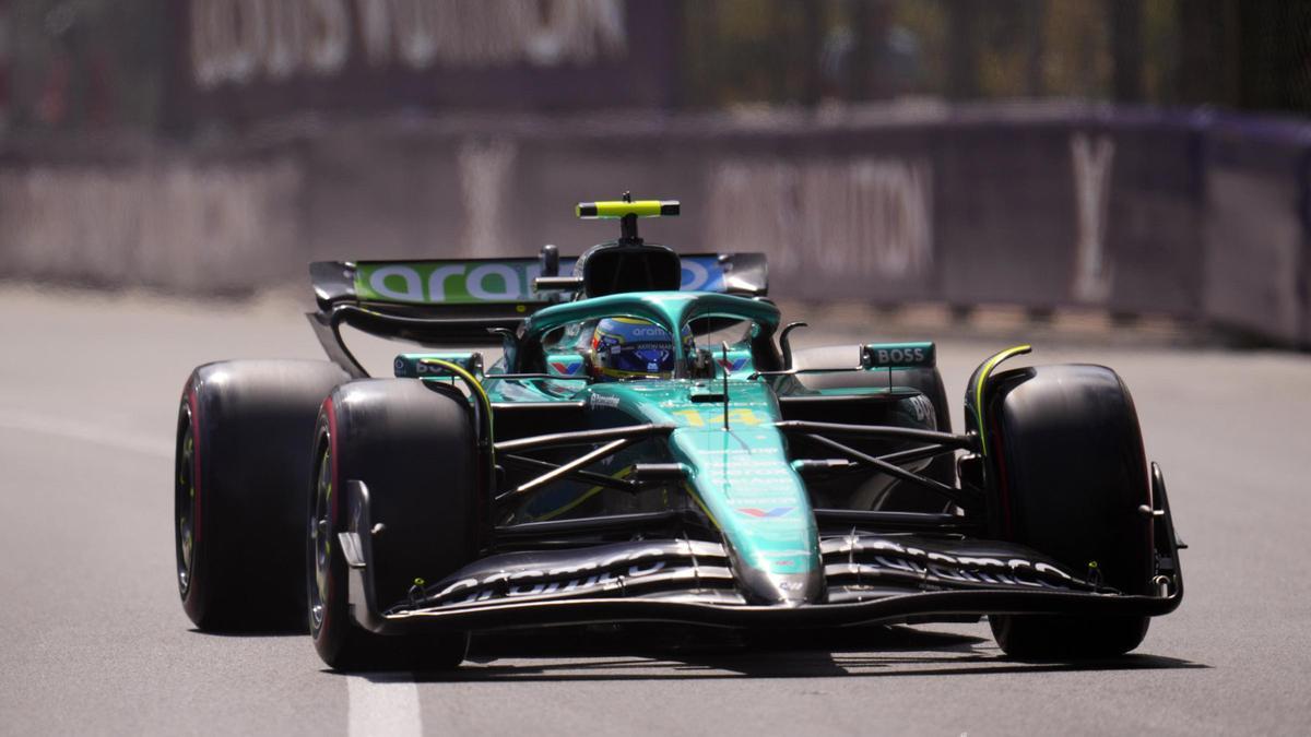 Fernando Alonso, en el circuito de Mónaco.