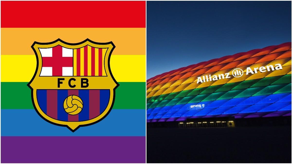 El Barça, a favor de los derechos LGTB