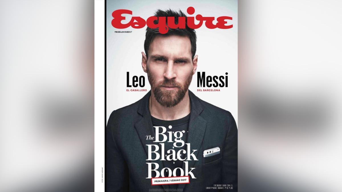 Messi protagoniza la portada de la revista Esquire México Latinoamérica