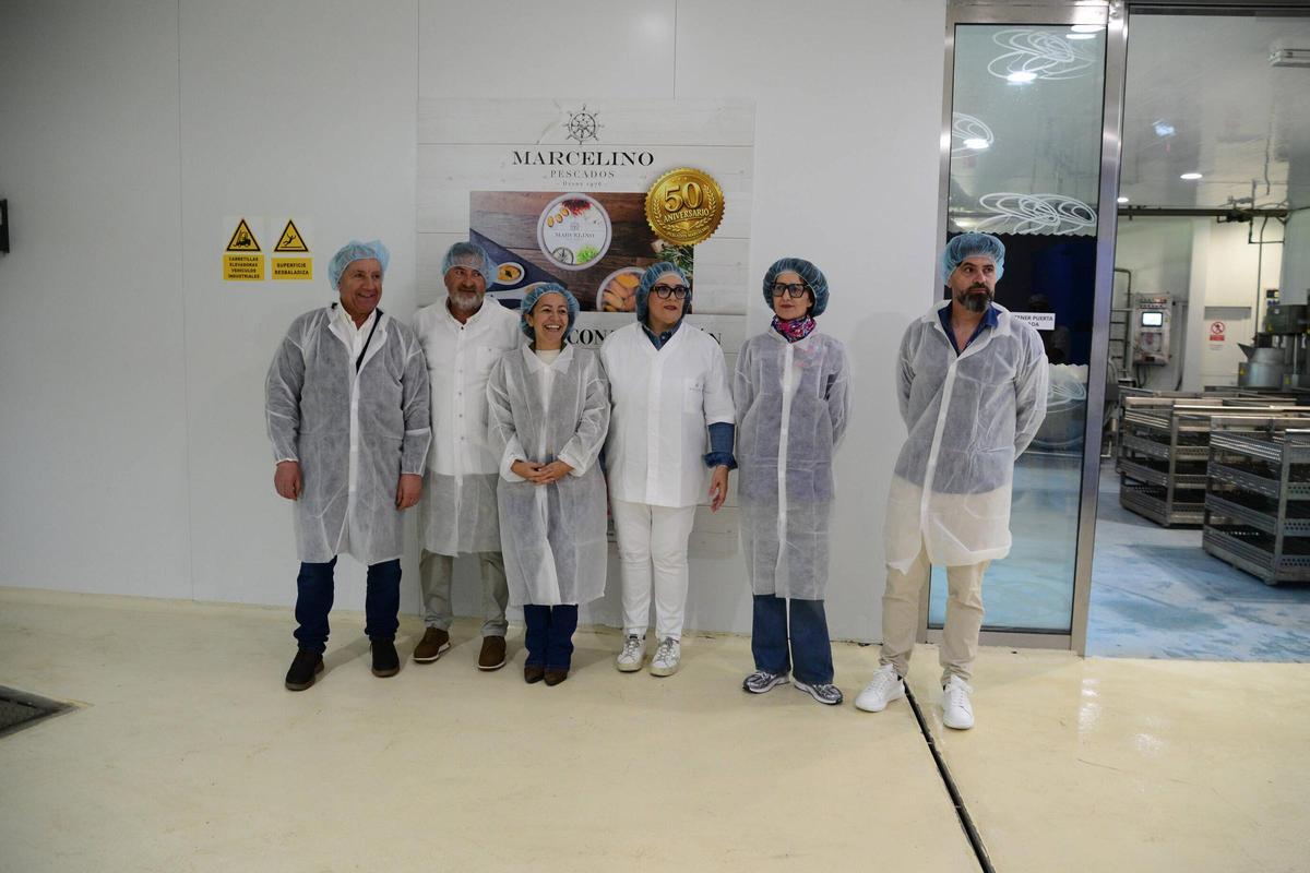 Visita a las instalaciones de Pescados Marcelino, una empresa con más de medio siglo de historia en el puerto de Aldán Visita a las instalaciones de Pescados Marcelino, una empresa con más de medio siglo de historia en el puerto de Aldán