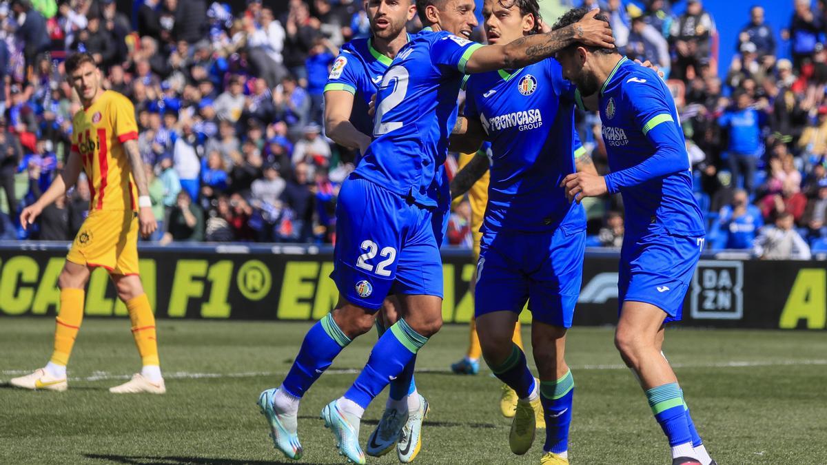 Resumen, goles y highlights del Getafe 3 - 2 Girona de la jornada 24 de LaLiga Santander