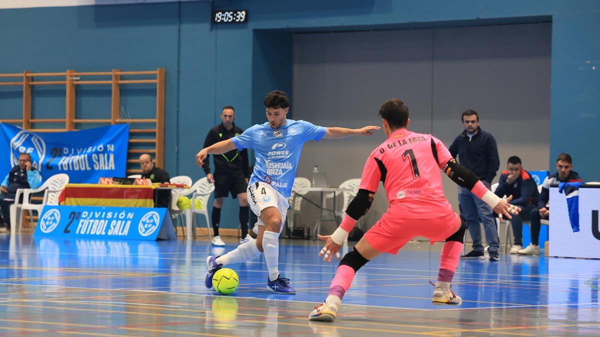 Roger, en el partido ante el Leganés