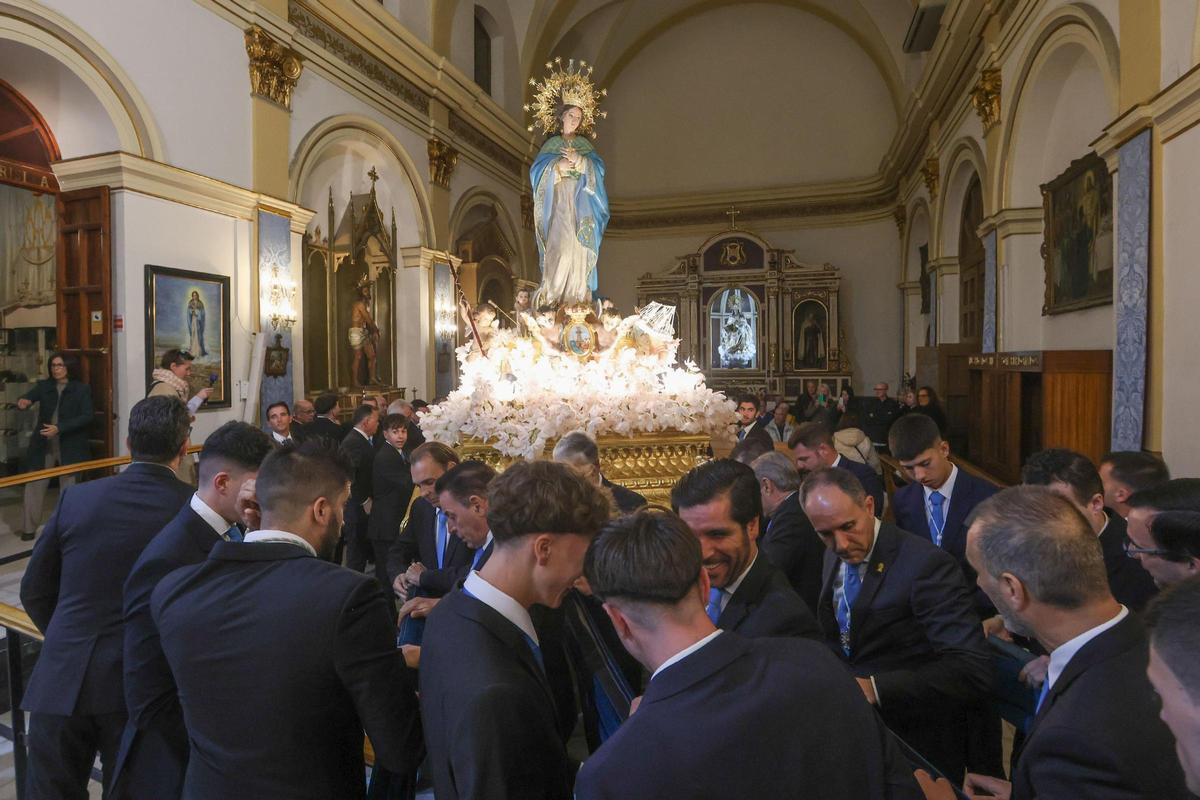 Misa y procesión de la festividad de la Purísima 2023 en Torrevieja