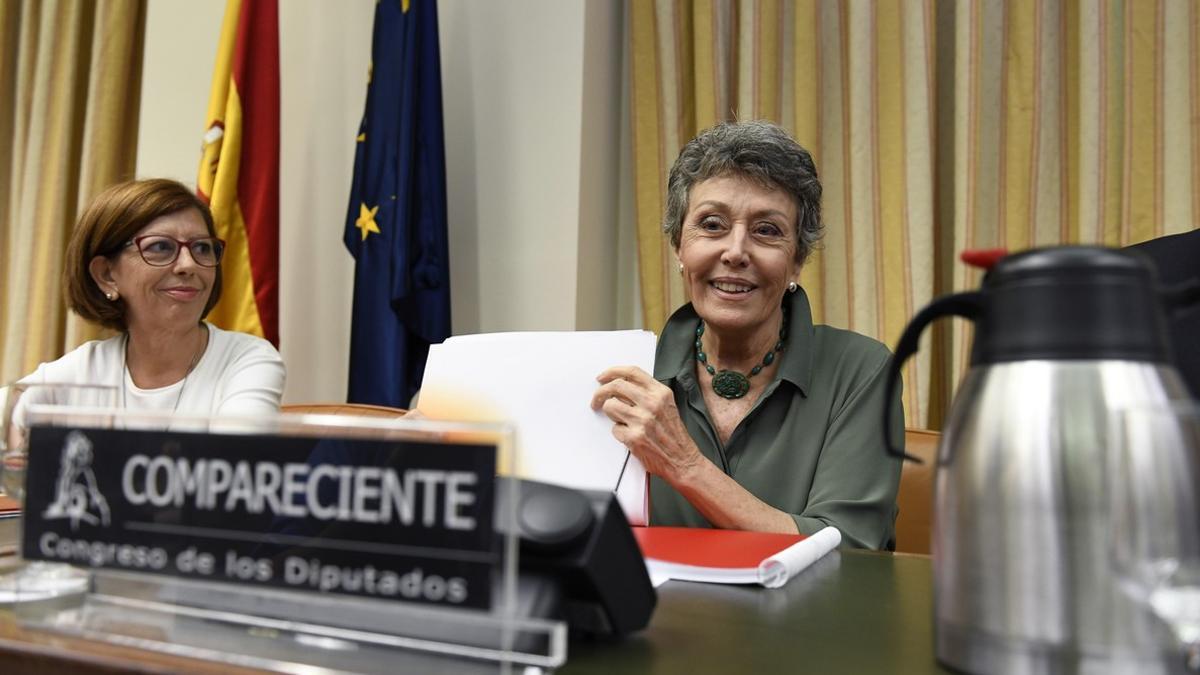 Rosa María Mateo comparece en la Comisión Mixta de Control Parlamentario de la Corporación RTVE