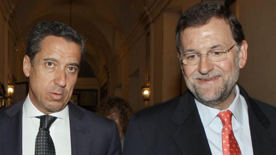 Zaplana con Rajoy en una imagen de 2007.