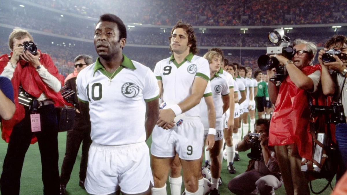 Pelé, en su etapa en el NY Cosmos