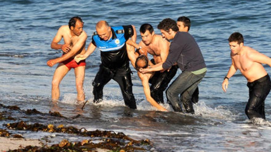 San Juan trágico en A Coruña con dos fallecidos en Labañou y el Orzán