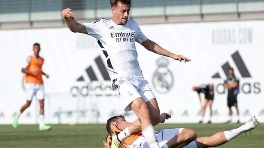 Antonio Blanco, jugador del Real Madrid Castilla.