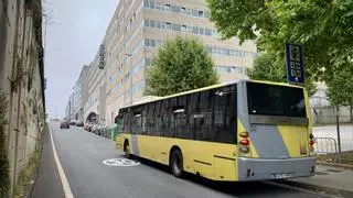 Se avería otro autobús urbano de Santiago por un fallo mecánico