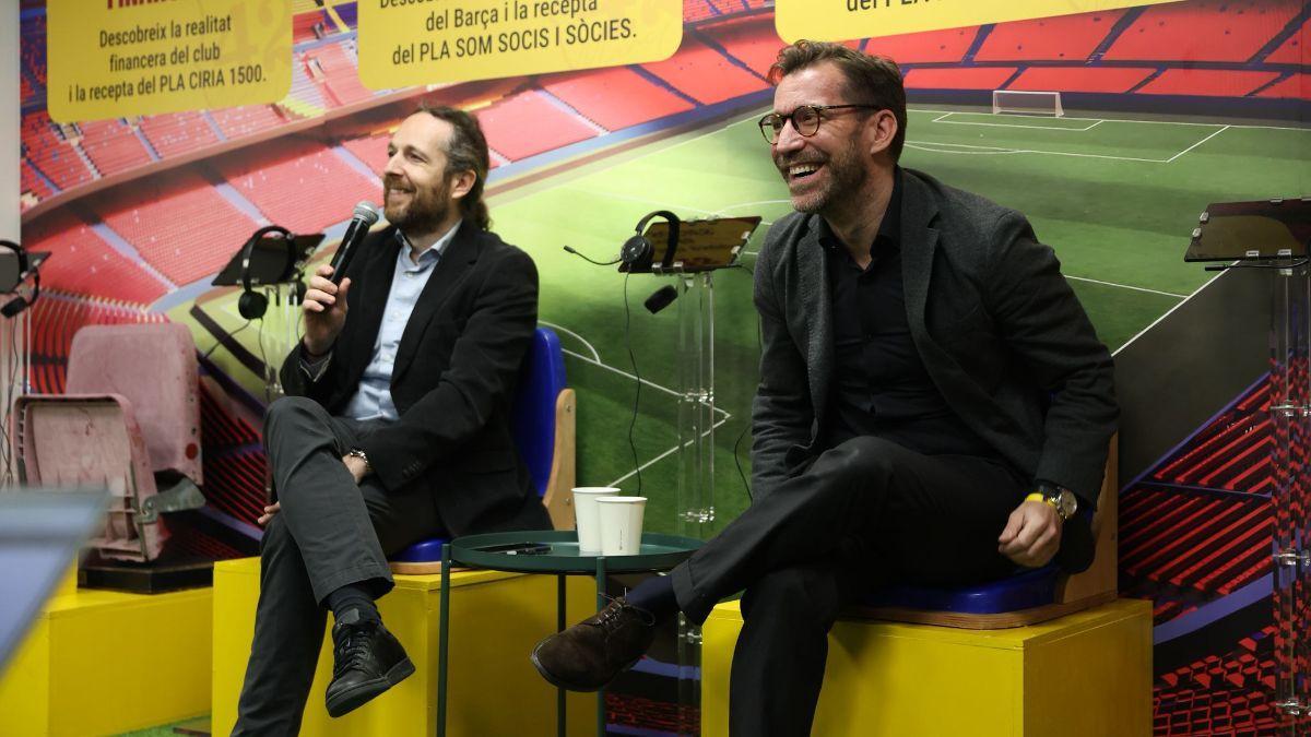 Marc Ciria y Marc Duch, en su sede electoral