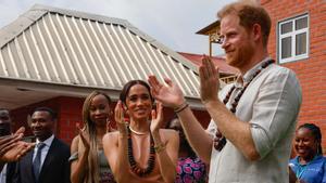 El príncipe Harry y Meghan visitan Nigeria