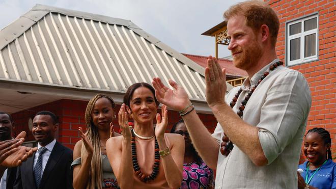 El príncipe Harry y Meghan visitan Nigeria