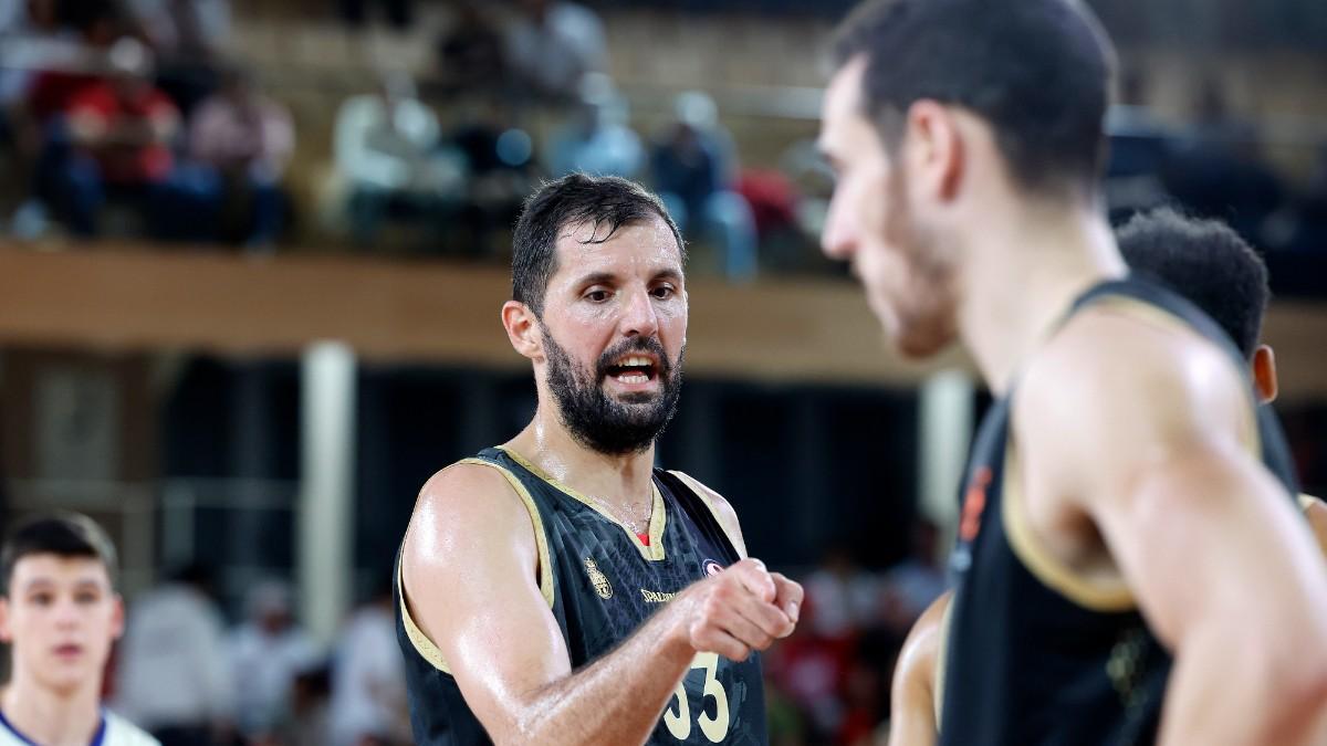 Nikola Mirotic, en un partido con el Mónaco