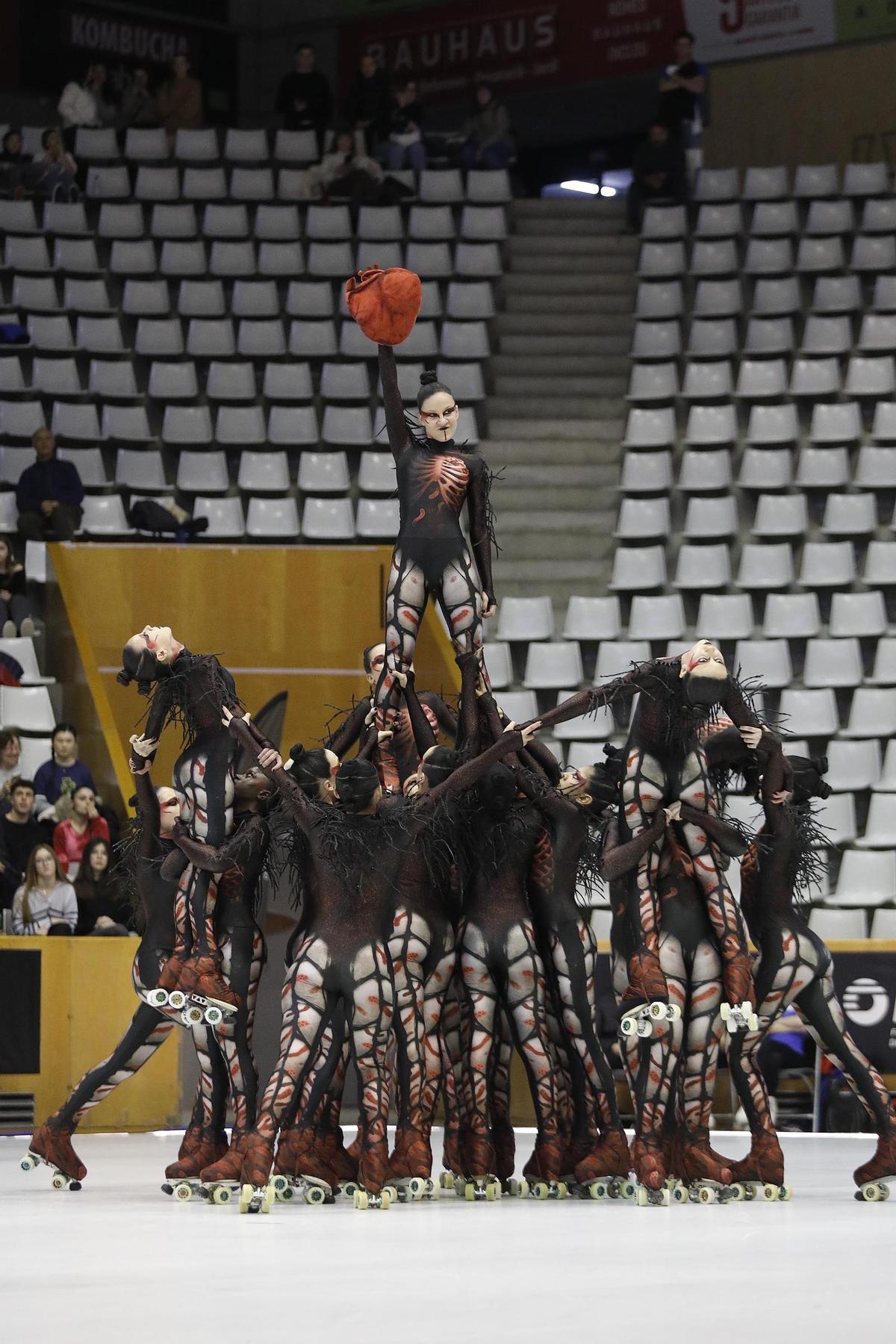 Les fotos de la primera semifinal del campionat de Catalunya de grups de xou a Fontajau