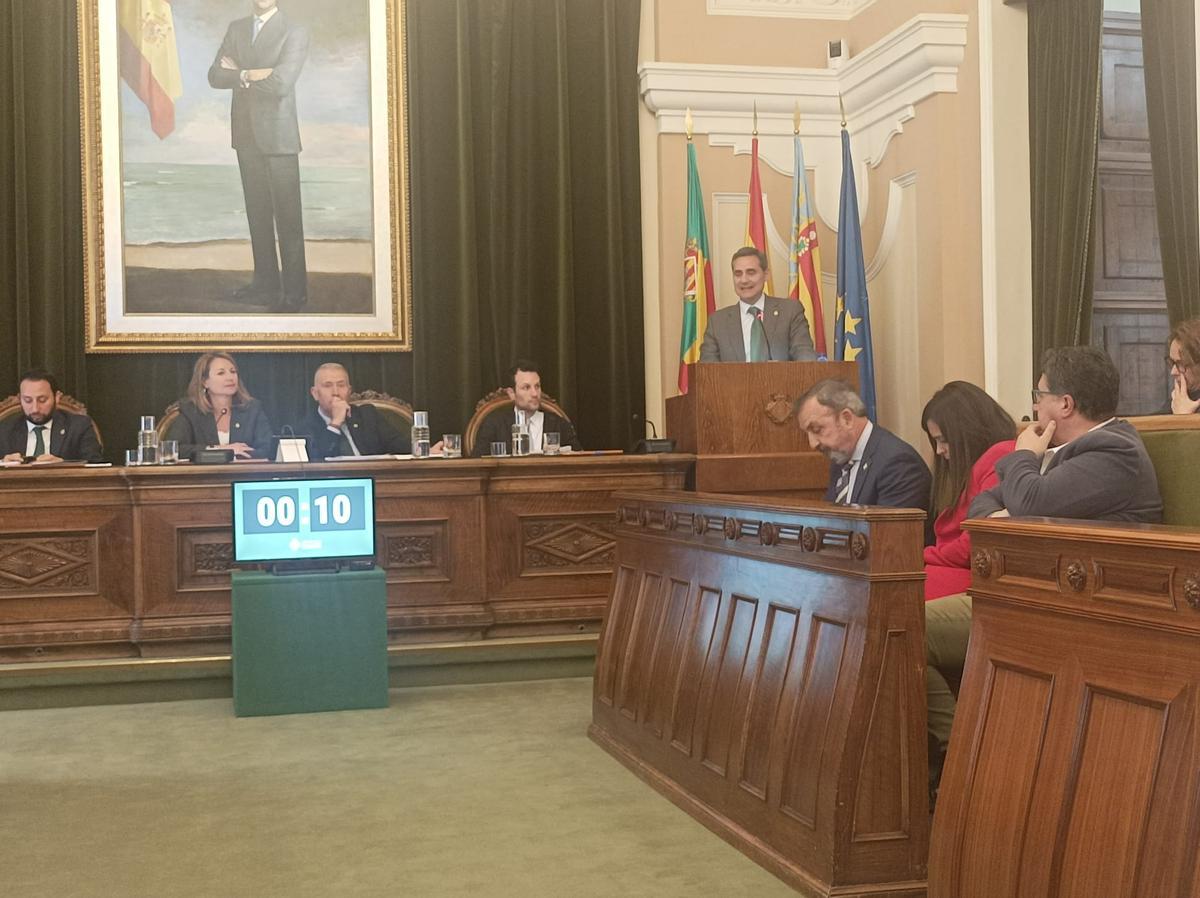 El portavoz de Vox en el Ayuntamiento, Antonio Ortolá.