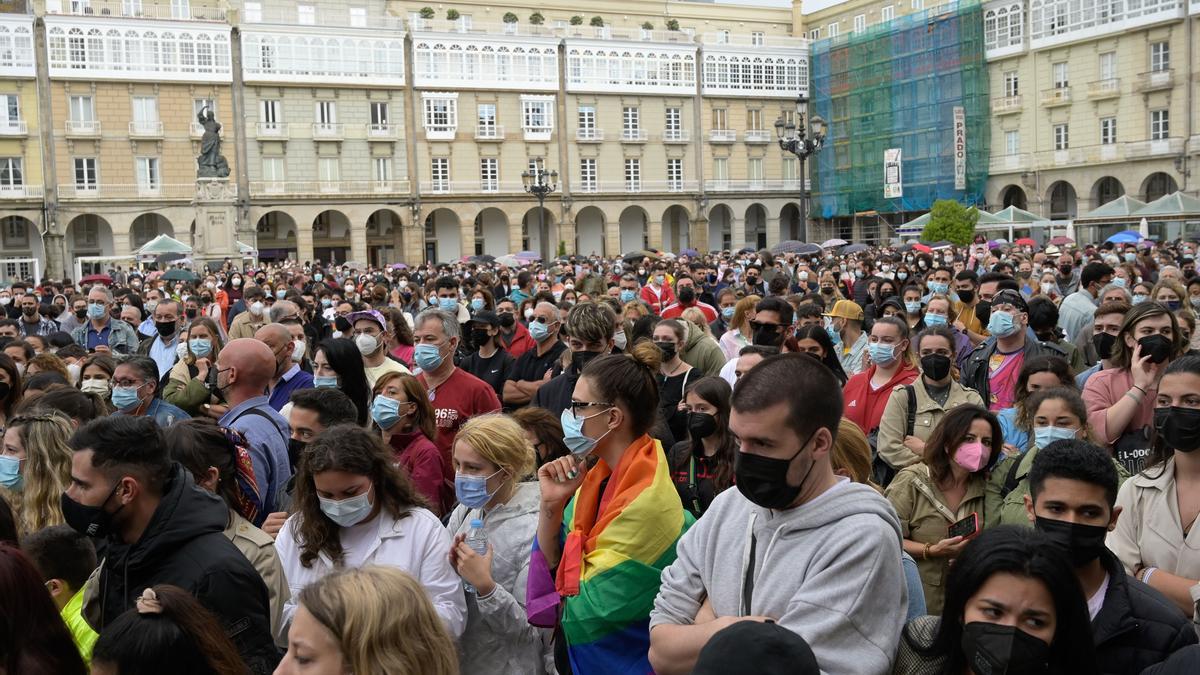 Manifestaciones en toda España para condenar el asesinato de Samuel