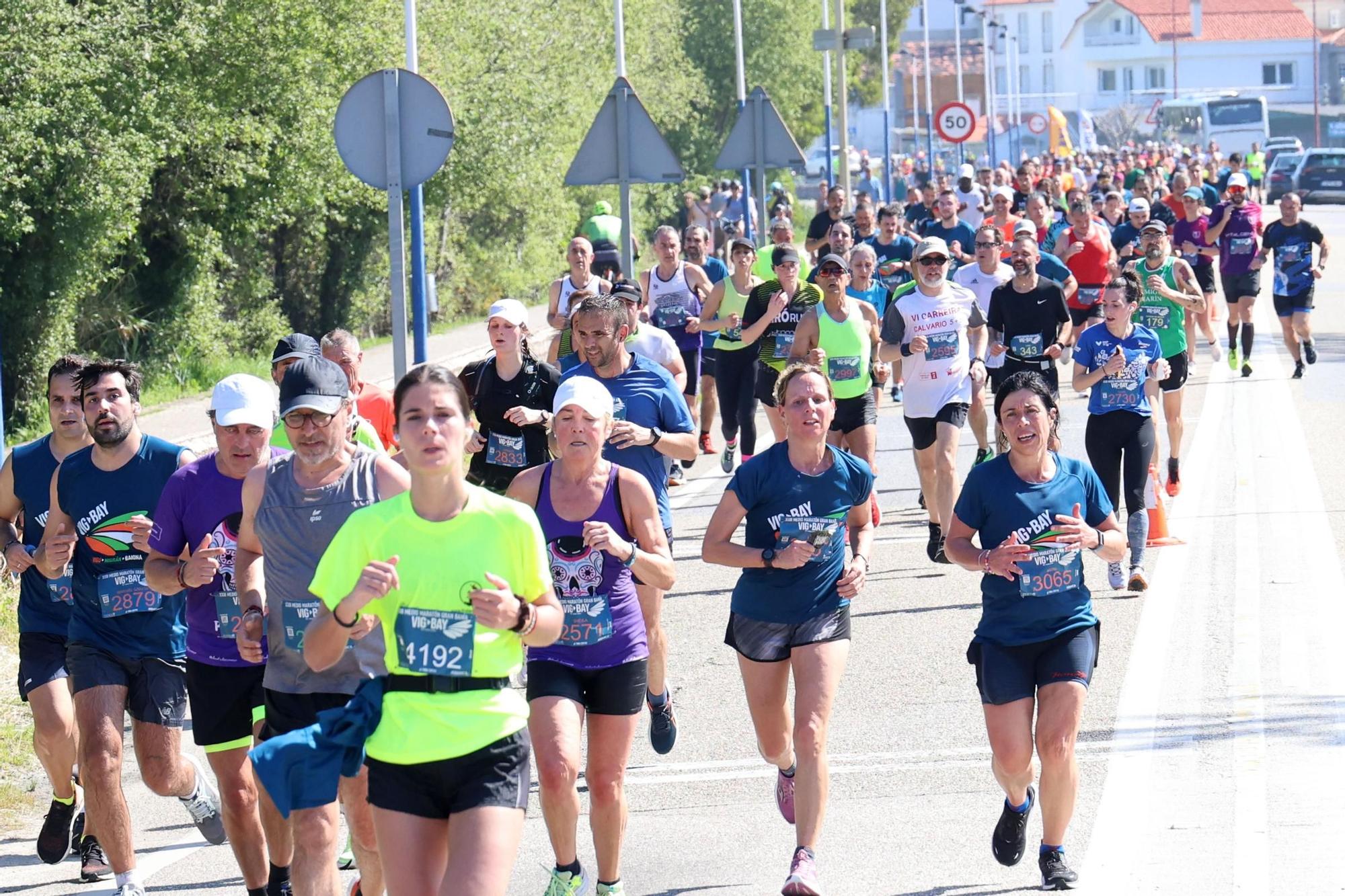 Una Vig-Bay multitudinaria: 21 kilómetros con miles de pisadas