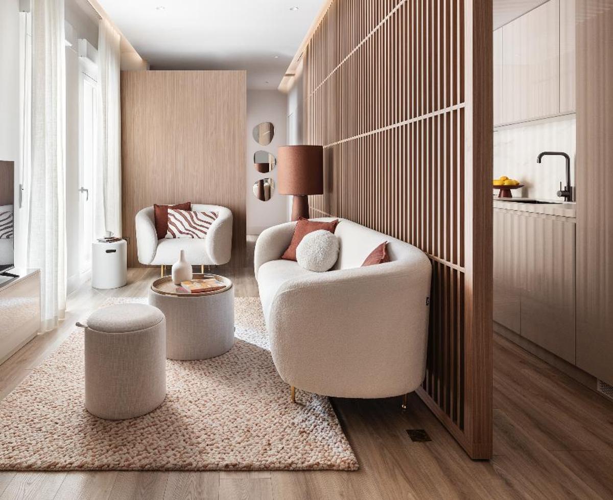 Ejemplo de proyecto de interiorismo para decorar una vivienda incluyendo material creado y fabricado por Alvic.