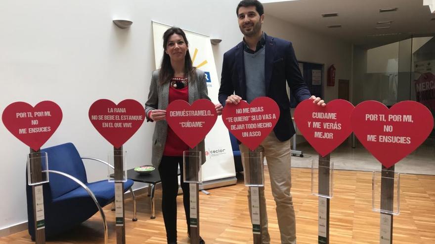 Abellaneda y Ruiz en la presentación.