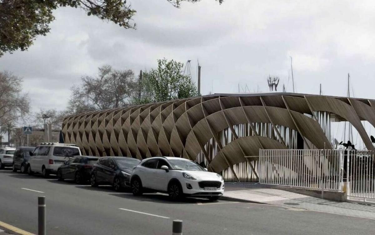 Recreación de cómo quedará el futuro bar Pesquero