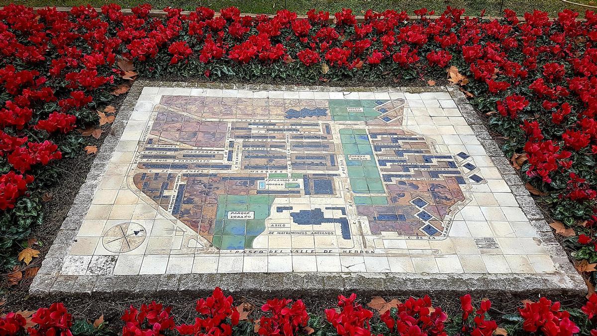 Mosaico del plano de Montbau