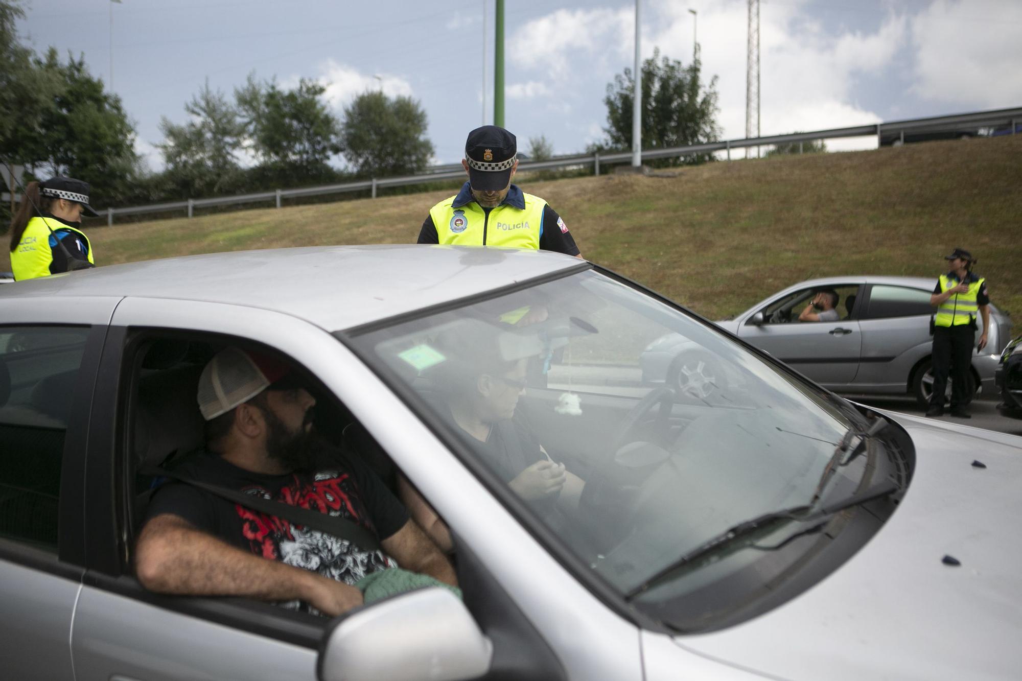 Control de alcoholemia y drogas en Avilés