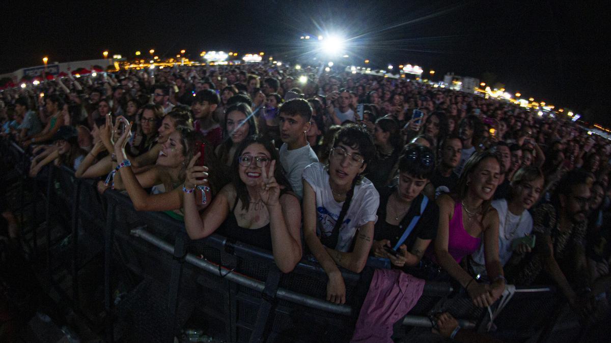 El público, durante la actuación del artista madrileño.