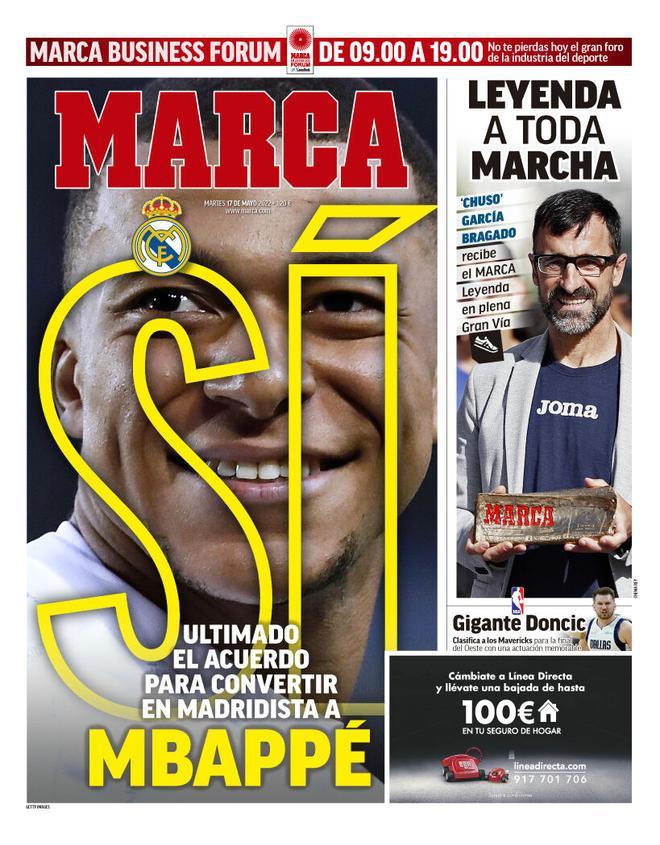 Estas son las portadas de la prensa deportiva de hoy