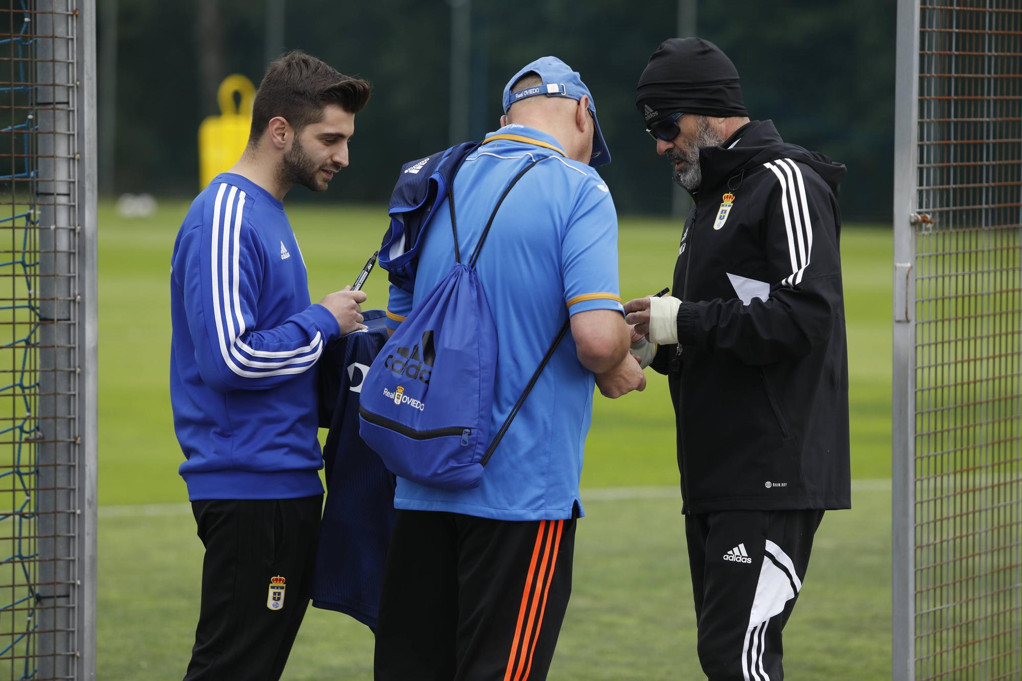 EN IMÁGENES: entrenamiento del Oviedo