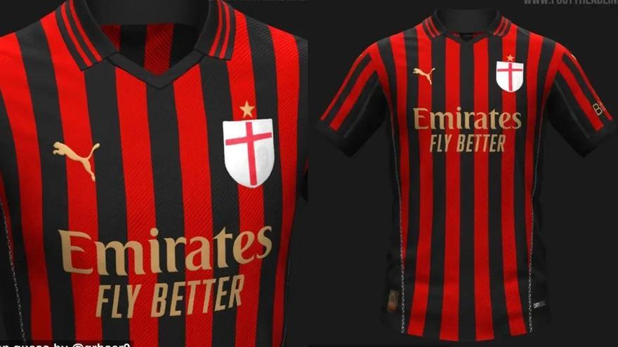 Filtrada la nueva camiseta conmemorativa del AC Milan