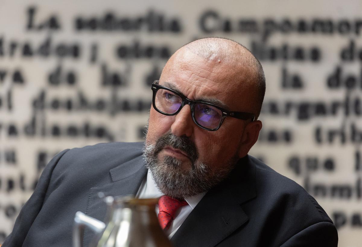 Archivo - El exasesor del exministro José Luis Ábalos, Koldo García, comparece en la Comisión del Senado sobre la investigación de las mascarillas durante el COVID-19, a 22 de abril de 2024, en Madrid (España).