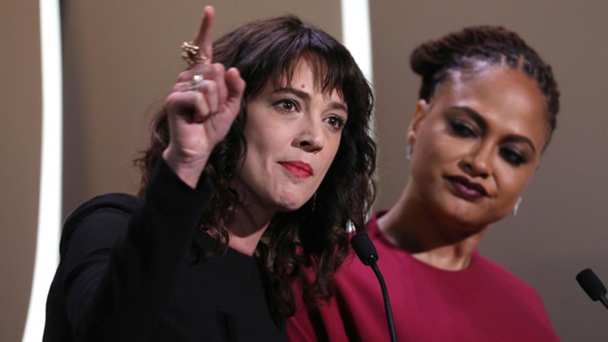 Asia Argento y  Ava Duvernay en Cannes