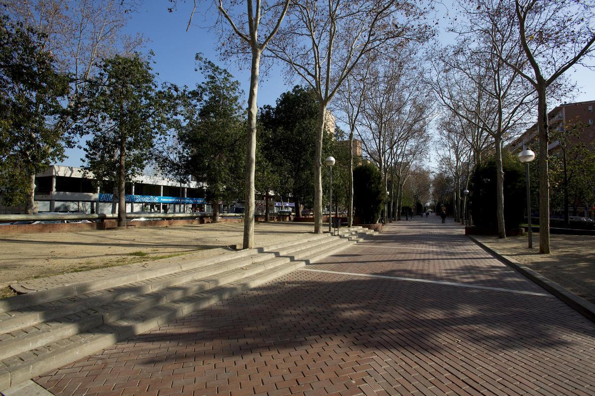 Foto de archivo de la Rambla Prim del Besòs, en Sant Martí