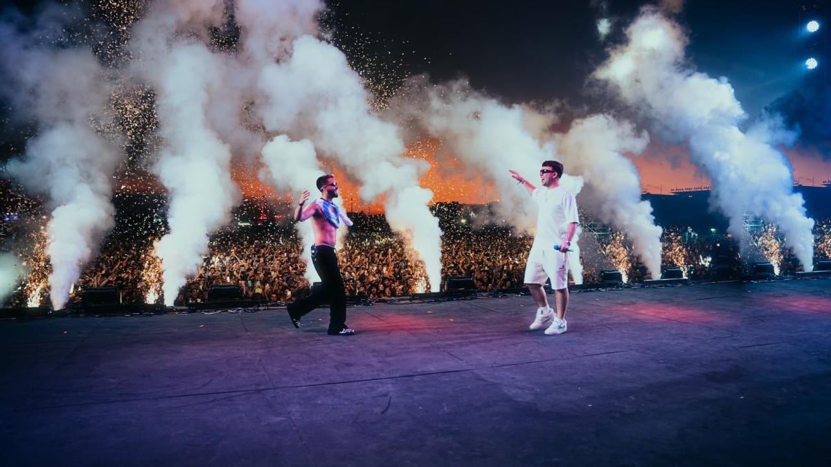 Quevedo canta junto a Mora en Buenos Aires.