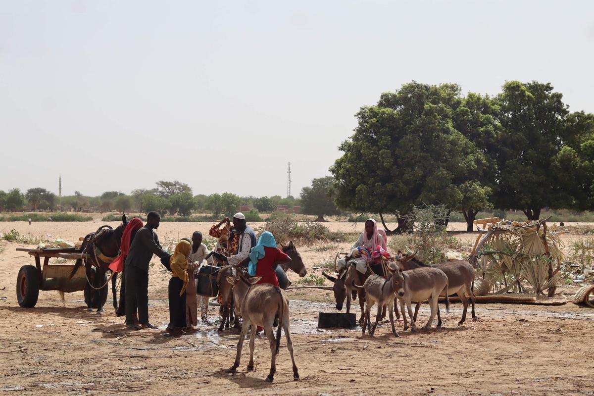 Éxodo de refugiados sudaneses hacia El Chad