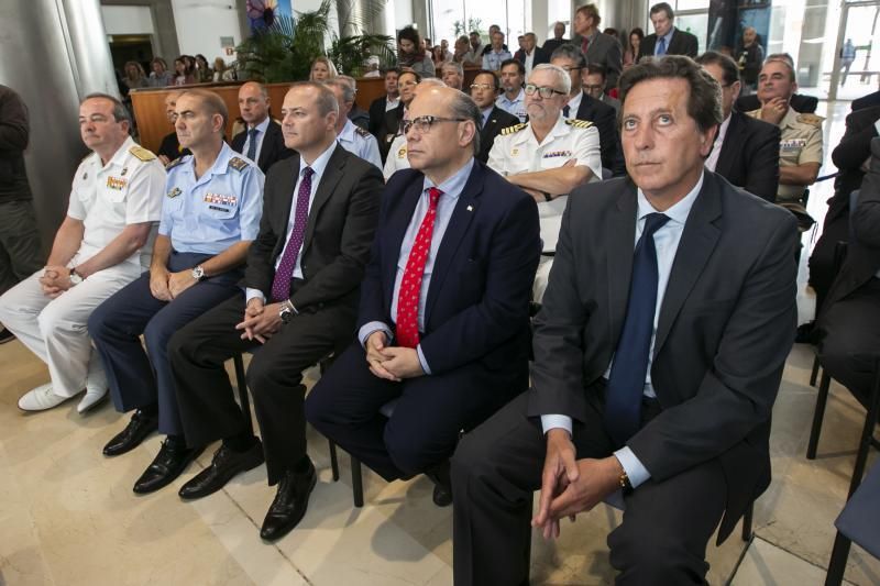 24.05.18. Las Palmas de Gran Canaria. Presentación del nuevo presidente de la Autoridad Portuaria de Las Palmas, Juan José Cardona. Foto Quique Curbelo  | 24/05/2018 | Fotógrafo: Quique Curbelo