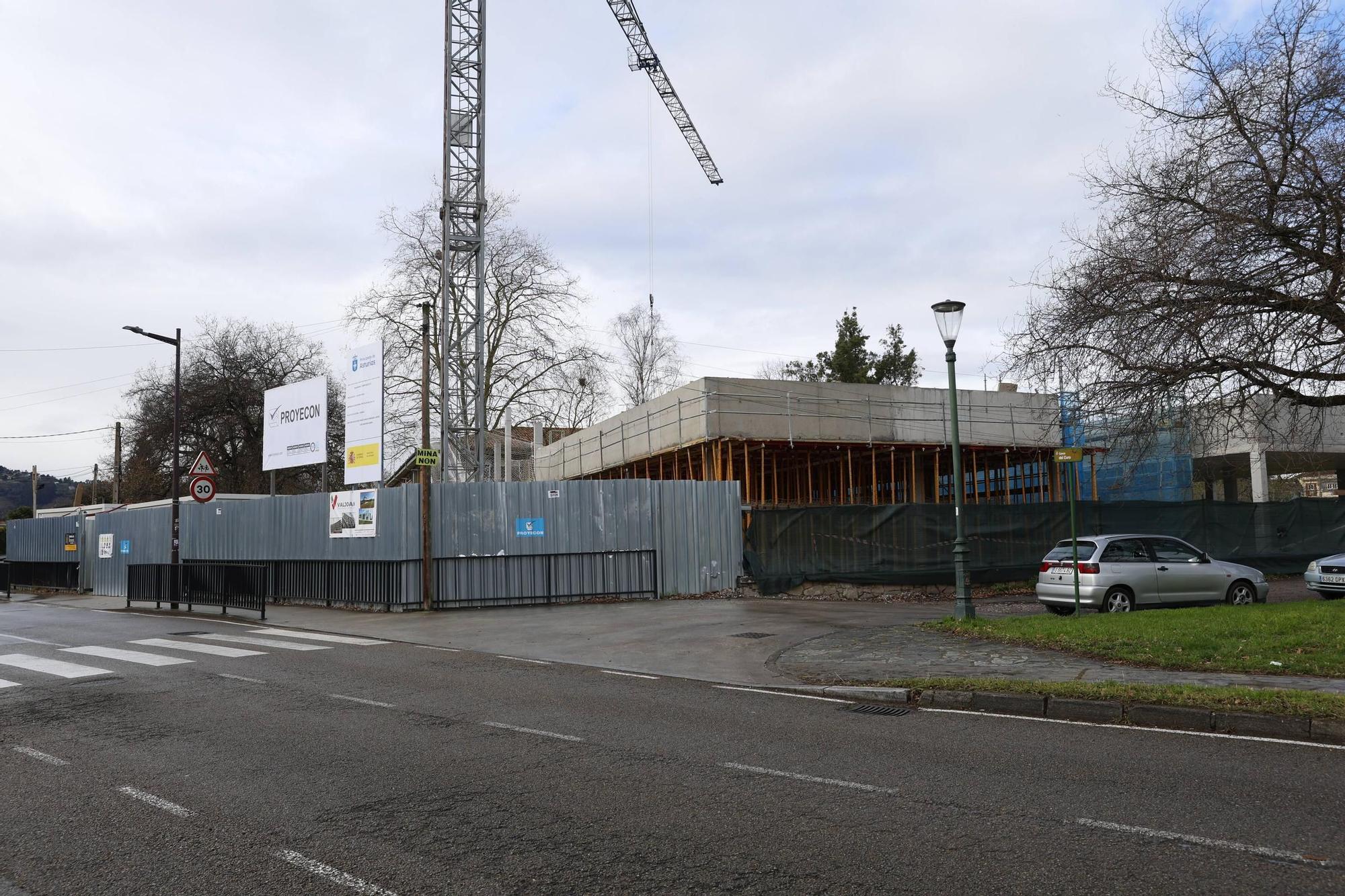 Así avanzan las obras del consultorio de Vega-La Camocha, en imágenes