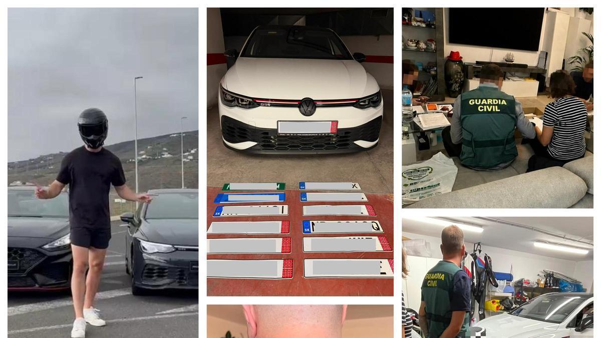 Varias imágenes de la Guardia Civil sobre el caso