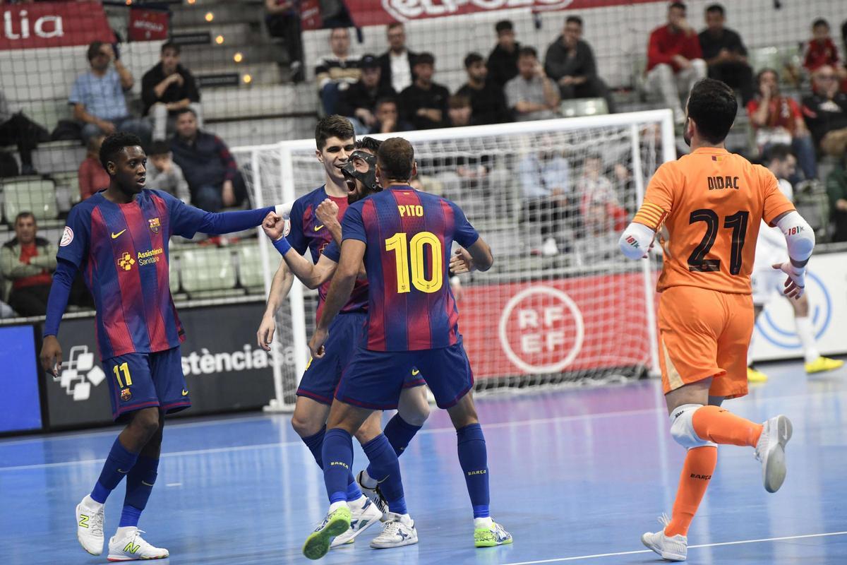 Las imágenes de la derrota de ElPozo Murcia frente al Barcelona en Copa del Rey