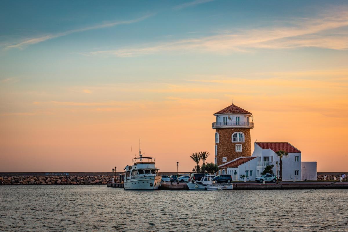 Los atardeceres en Almerimar